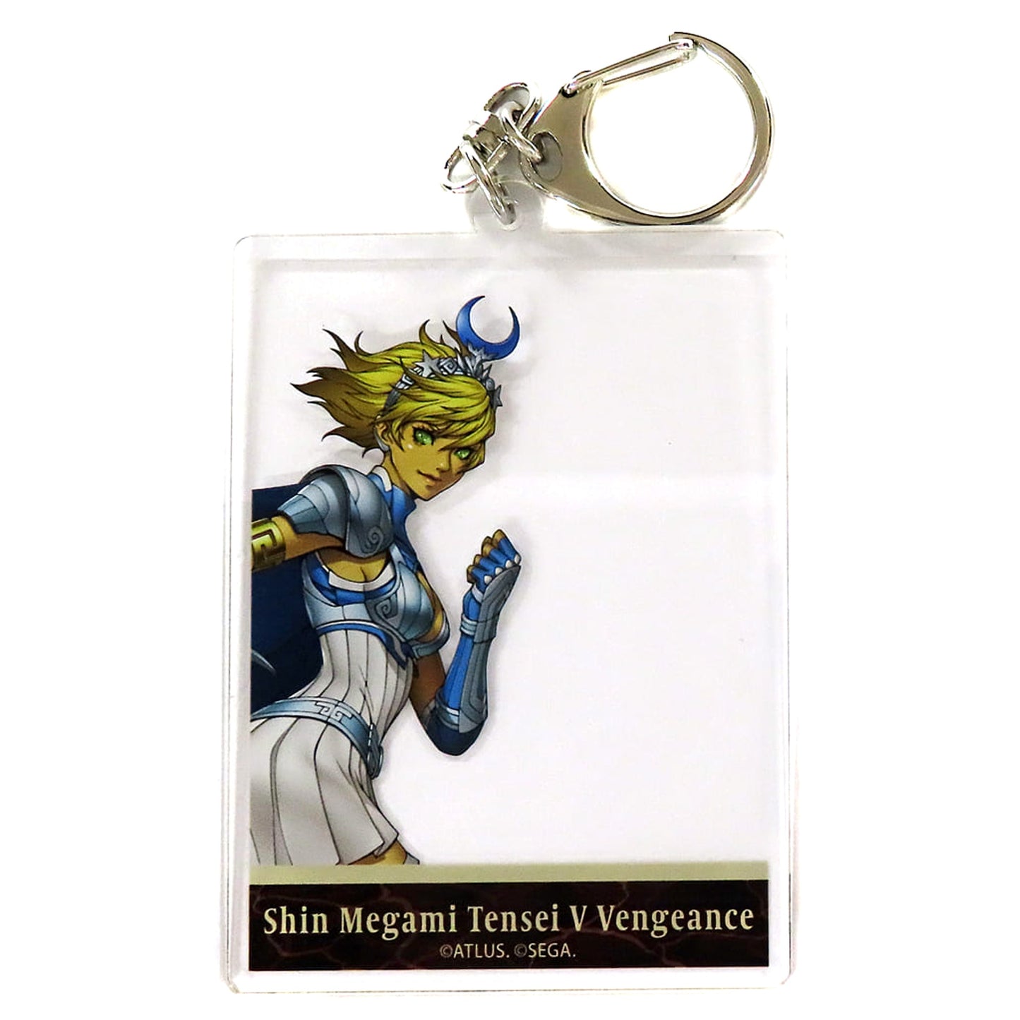 Shin Megami Tensei V Vengeance Artemis Trading Photo Frame Acrylic Keychain Red Tokyo Tower Limited Keychains [USED]