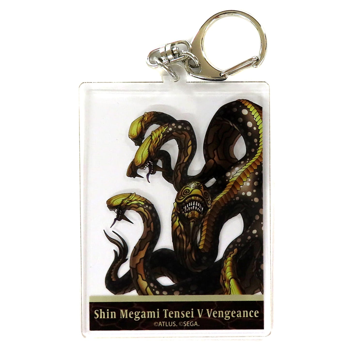 Shin Megami Tensei V Vengeance Hydra Trading Photo Frame Acrylic Keychain Red Tokyo Tower Limited Keychains [USED]