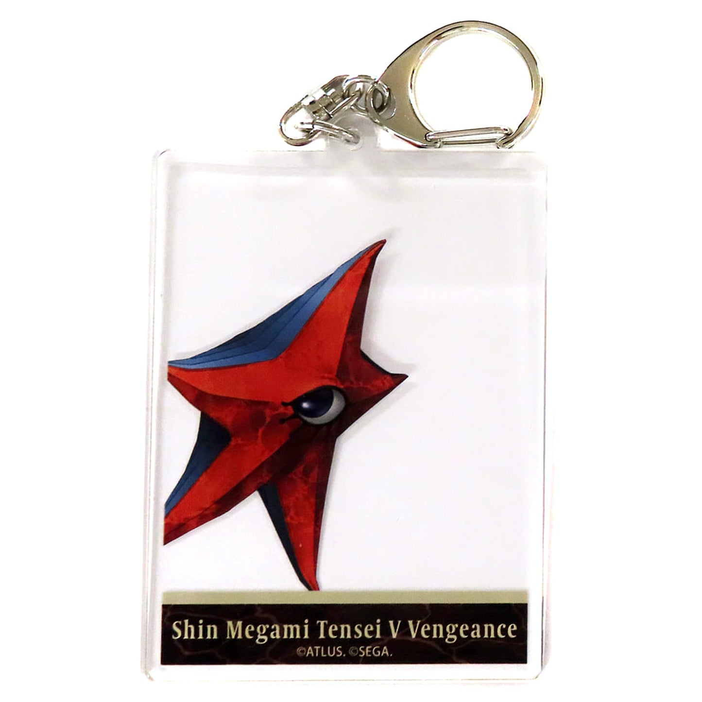 Shin Megami Tensei V Vengeance Decarabia Trading Photo Frame Acrylic Keychain Red Tokyo Tower Limited Keychains [USED]