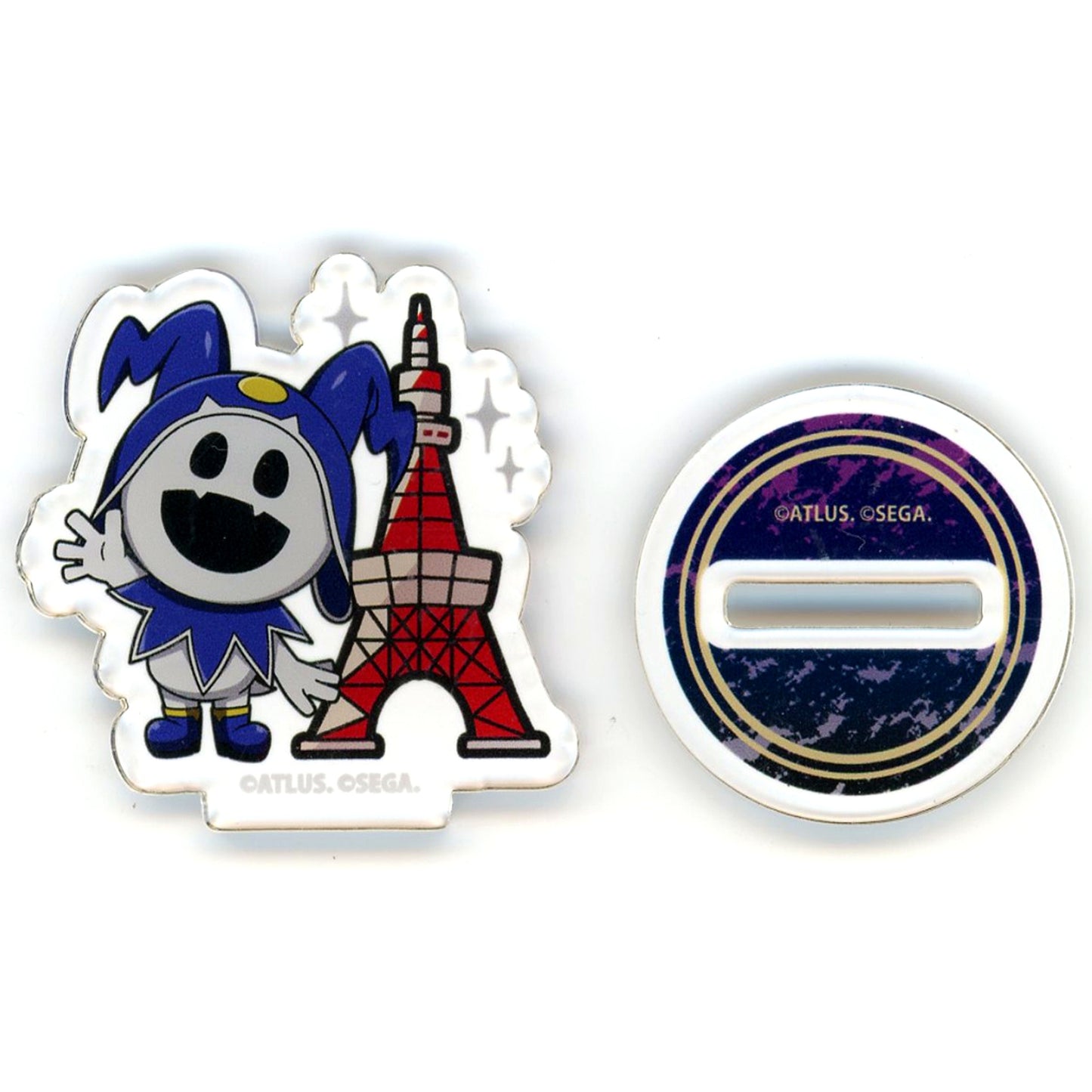 Jack Frost Shin Megami Tensei V Vengeance Illustration Chibi Character Mini Acrylic Stand RED TOKYO TOWER [USED]