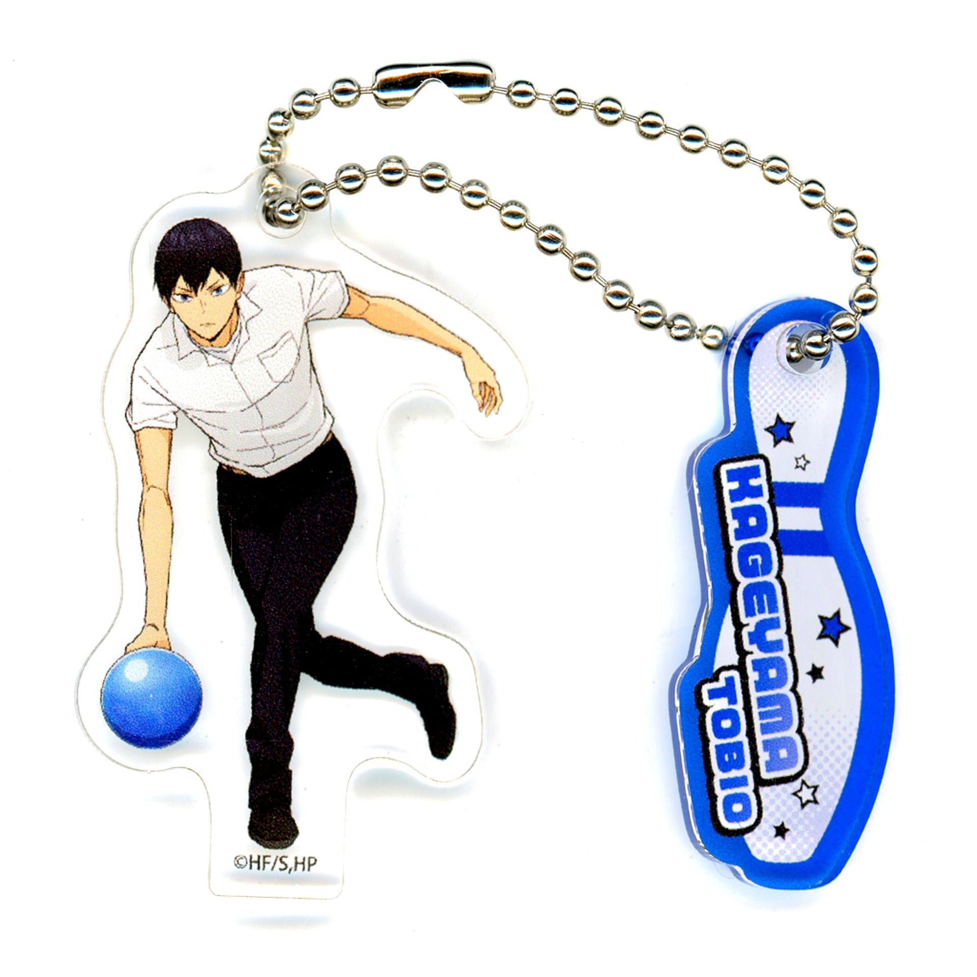 Tobio Kageyama Haikyu!! x Round1 Trading Acrylic Keychain Round1 Collab Ver. [USED]