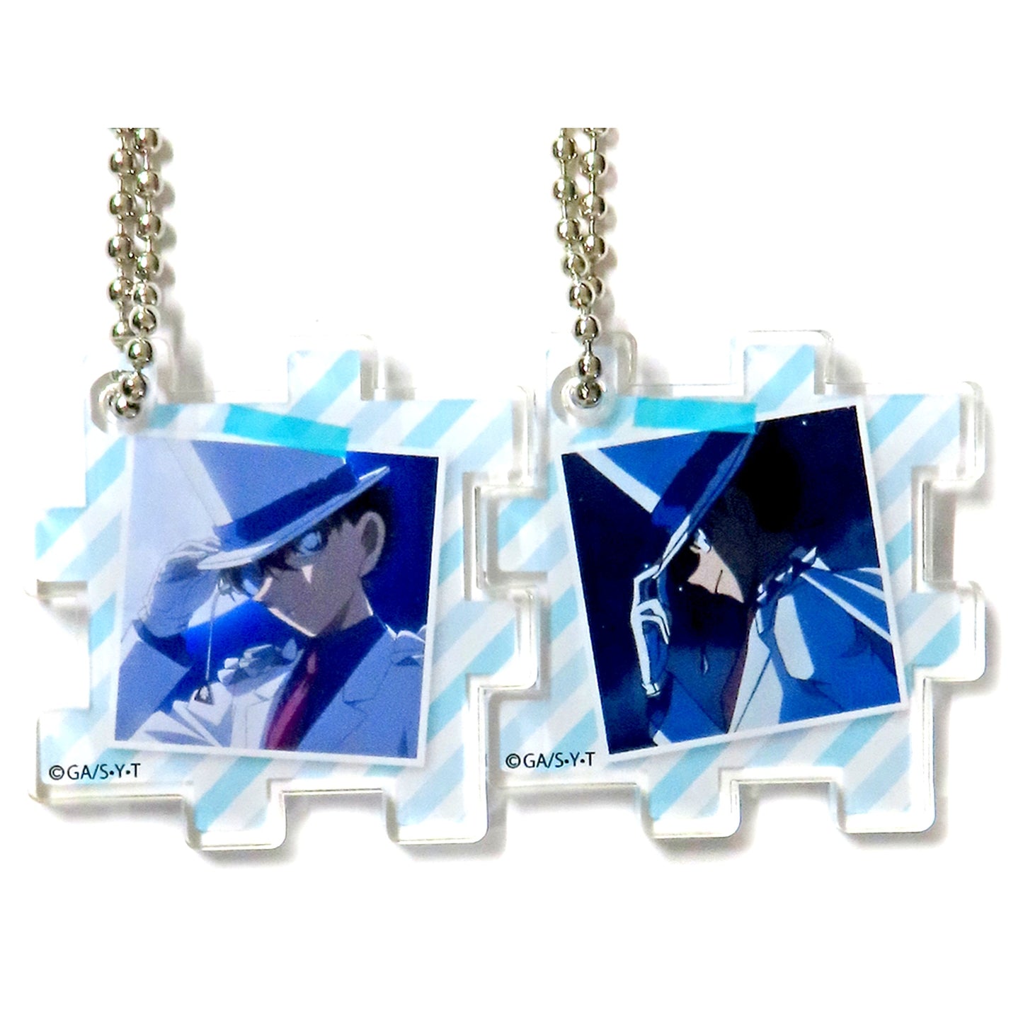 Kaito Kid Detective Conan TD Acrylic Puzzle TV Anime Opening & Ending ver. Set of 2 Detective Conan Land x DiverCity Tokyo Plaza [USED]