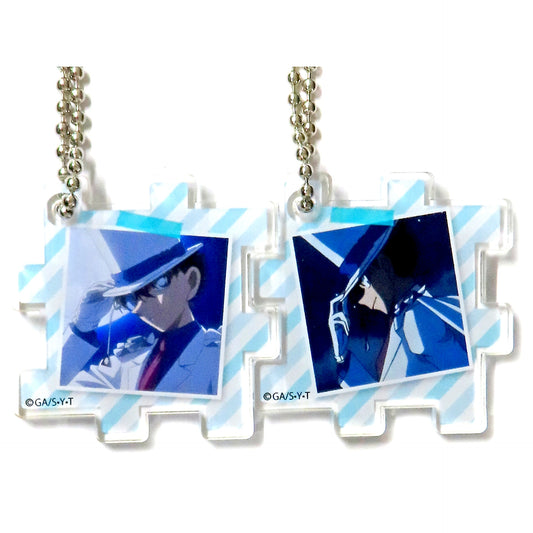 Kaito Kid Detective Conan TD Acrylic Puzzle TV Anime Opening & Ending ver. Set of 2 Detective Conan Land x DiverCity Tokyo Plaza [USED]