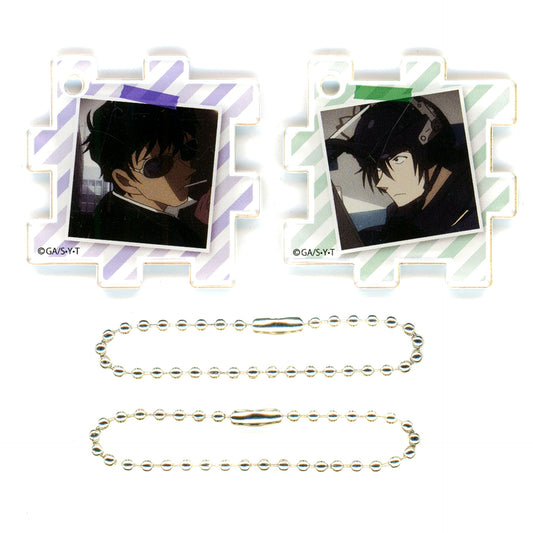 Jinpei Matsuda & Kenji Hagiwara Detective Conan TD Acrylic Puzzle TV Anime Opening & Ending ver. Set of 2 Detective Conan Land x DiverCity Tokyo Plaza [USED]