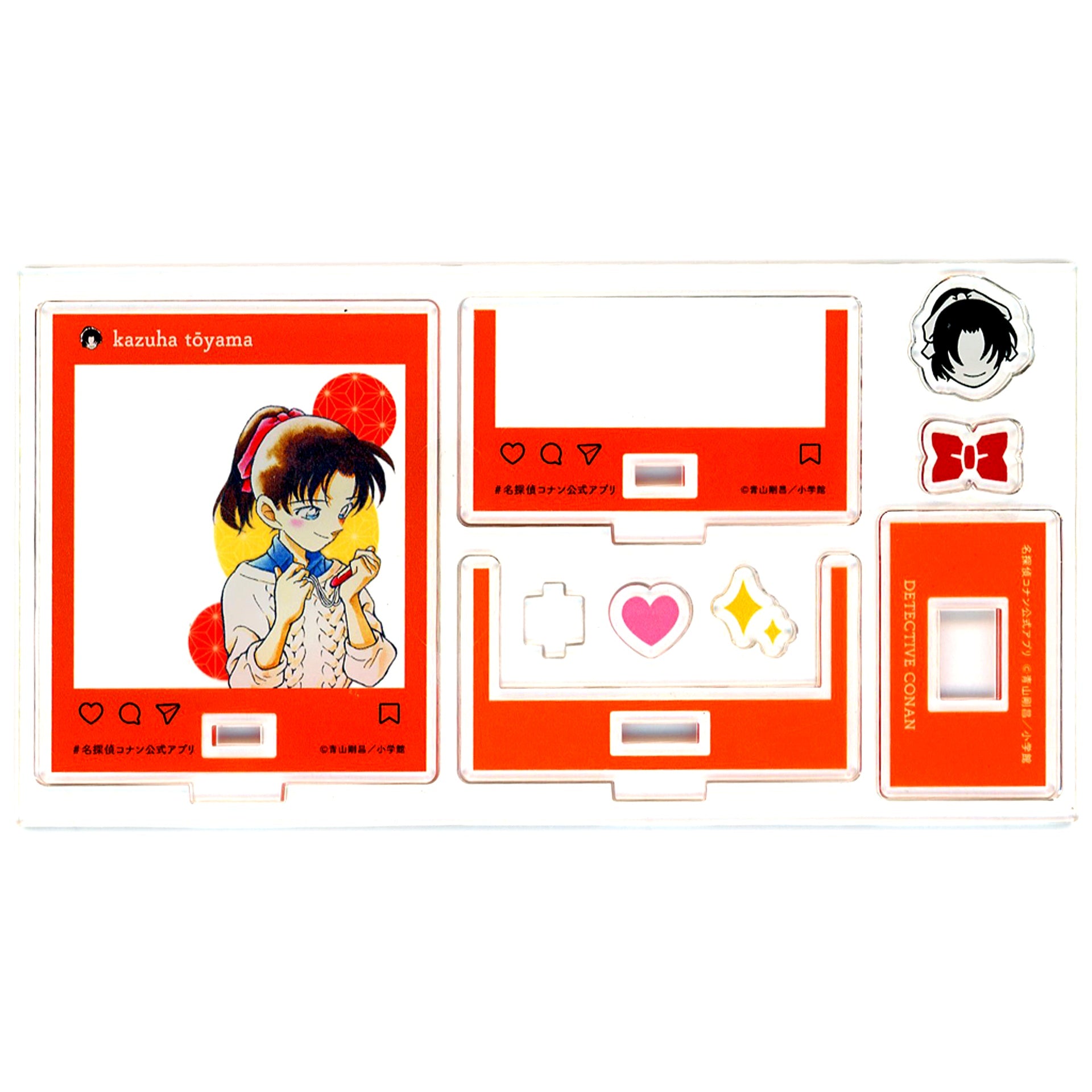 Kazuha Toyama Detective Conan Oshi Character Frame Stand Detective Conan Land x DiverCity Tokyo Plaza Official App Oshi Character Kuji Prize [USED]