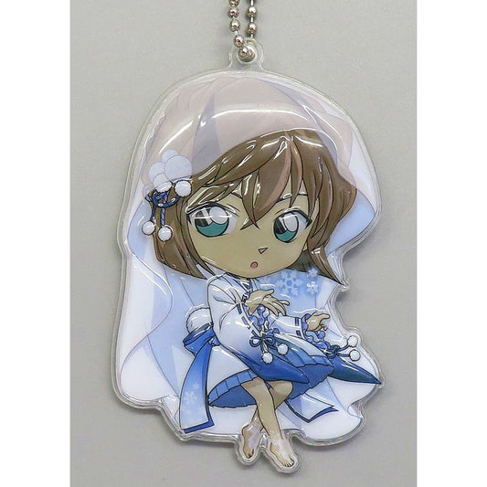 Ai Haibara Detective Conan Original Puffy Acrylic Keychain Puzzle On The Chain Ball Drop Challenge Prize Detective Conan Land x DiverCity Tokyo Plaza [USED]