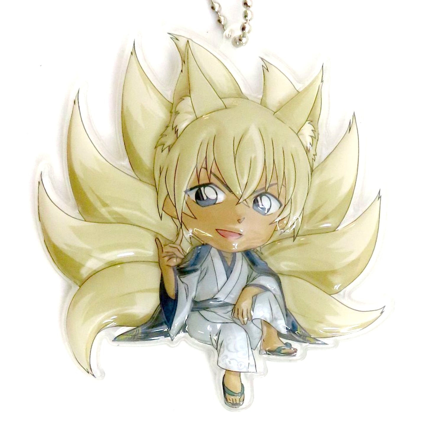 Toru Amuro Detective Conan Original Puffy Acrylic Keychain Detective Conan Land x Diversity Tokyo Plaza Puzzle Cross Chain Ball Drop Challenge Prize [USED]