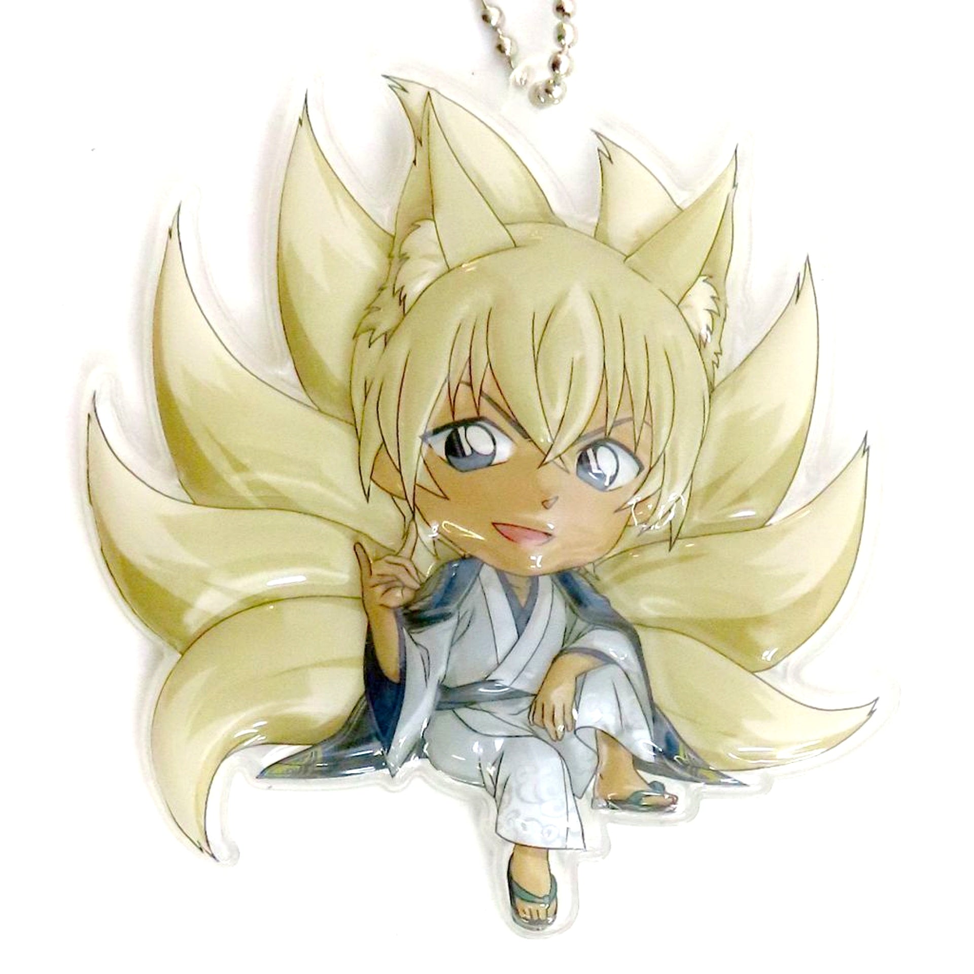 Toru Amuro Detective Conan Original Puffy Acrylic Keychain Detective Conan Land x Diversity Tokyo Plaza Puzzle Cross Chain Ball Drop Challenge Prize [USED]