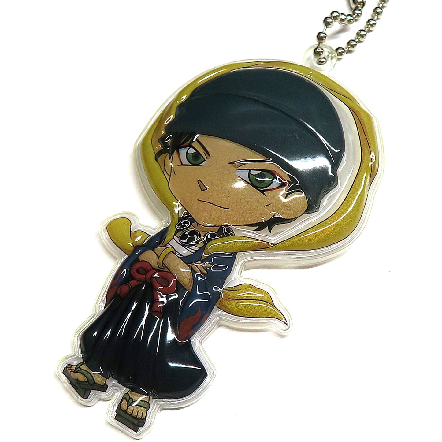 Shuichi Akai Detective Conan Original Puffy Acrylic Keychain Detective Conan Land x Diversity Tokyo Plaza Puzzle Cross Chain Ball Drop Challenge Prize [USED]