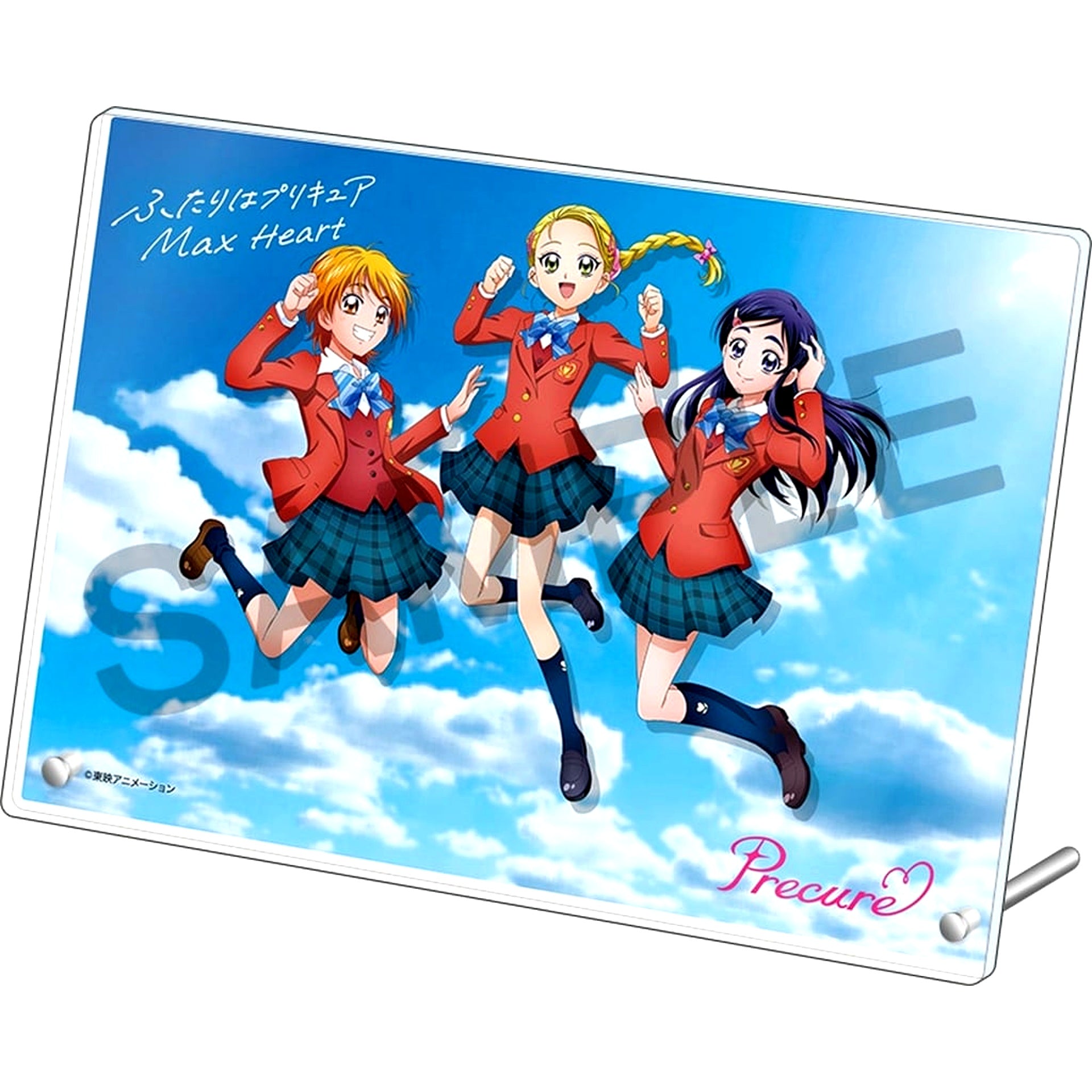 Nagisa Honoka Hikari Futari wa Precure Max Heart Acrylic Art Panel [USED]