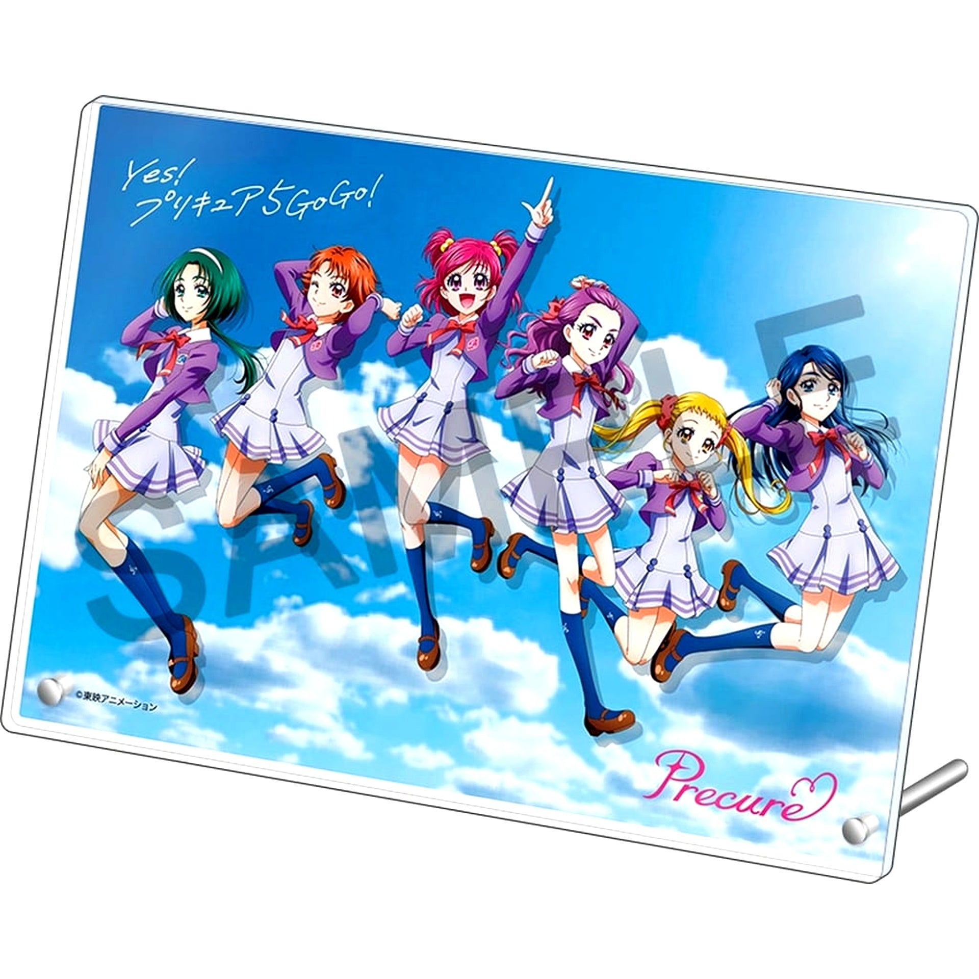 Nozomi Rin Urara Komachi Karen Kurumi Yes! Precure 5 GoGo! Acrylic Art Panel [USED]