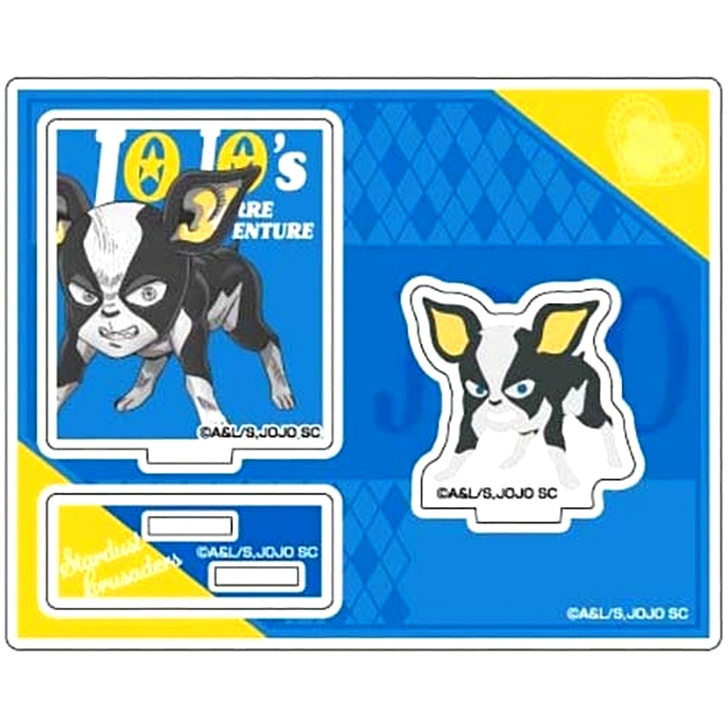 Iggy JoJo's Bizarre Adventure Part 3 Stardust Crusaders Acrylic Stand Collection Colored Silhouette [USED]