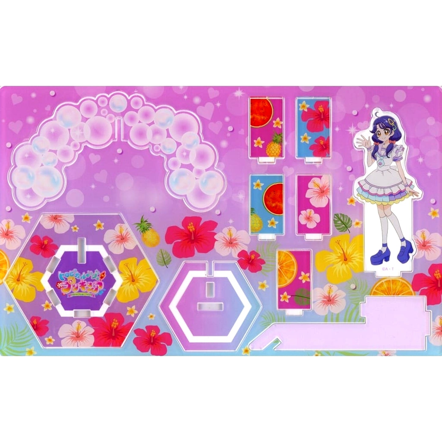 Sango Suzumura Tropical-Rouge! Precure 3D Acrylic Stand Rembrandt Hotel Tokyo Machida Limited [USED]