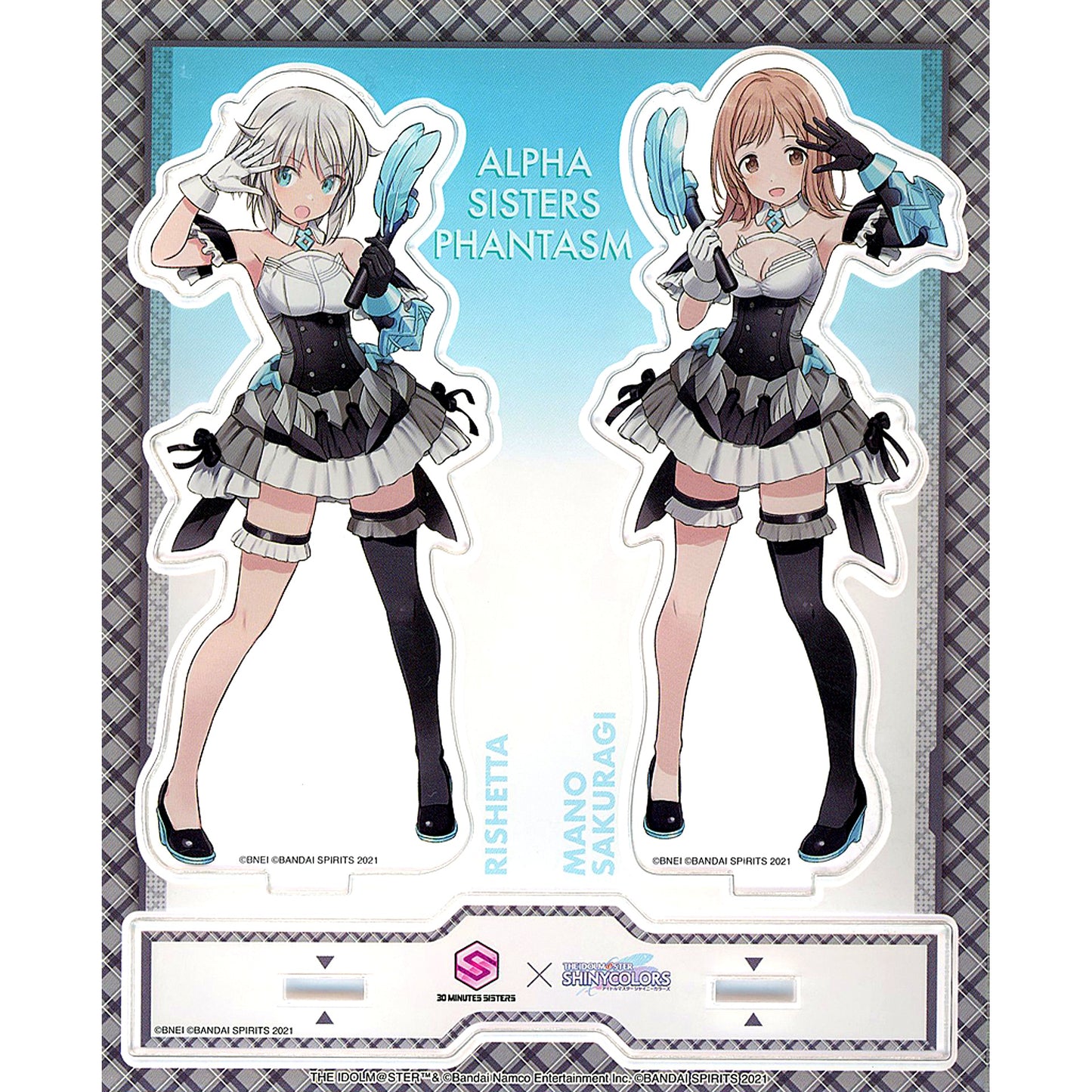 Richetta x Mano Sakuragi Alpha Sisters Phantasm THE IDOLM@STER SHINY COLORS x 30MS Acrylic Stand [USED]