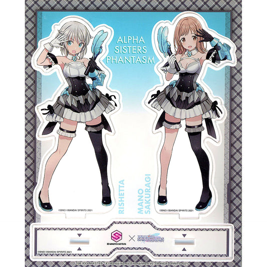Richetta x Mano Sakuragi Alpha Sisters Phantasm THE IDOLM@STER SHINY COLORS x 30MS Acrylic Stand [USED]