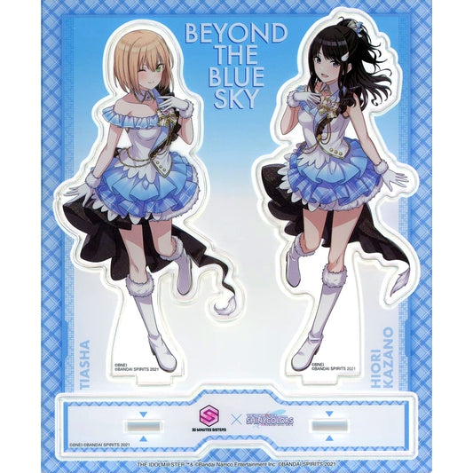 Tiasha x Hiori Kazano Beyond the Blue Sky THE IDOLM@STER SHINY COLORS x 30MS Acrylic Stand [USED]