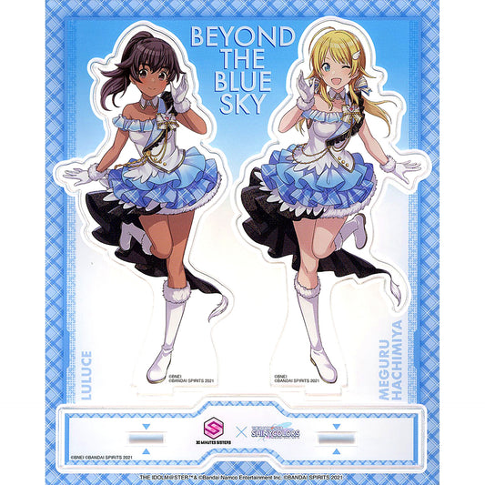 Luluce x Meguru Hachimiya Beyond the Blue Sky THE IDOLM@STER SHINY COLORS x 30MS Acrylic Stand [USED]