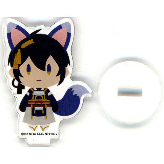 Mikazuki Munechika Touken Ranbu ONLINE Mini Acrylic Stand Otomo Sanpo Kitsune Gear Group A Special Exhibition Learn Japanese Swords and the Future with Touken Ranbu Secrets of Touken Danshi [USED]