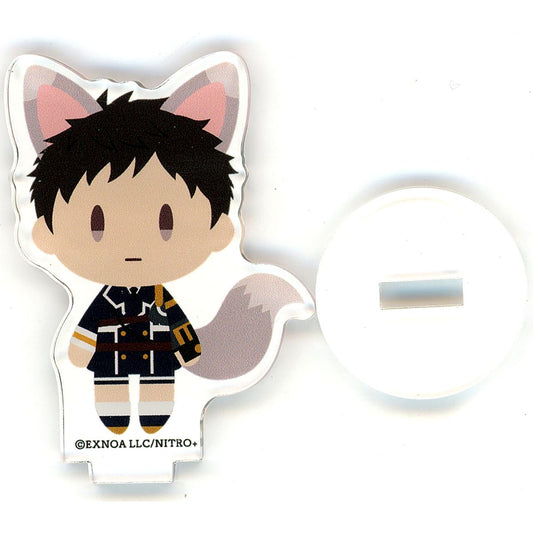 Atsushi Toushirou Touken Ranbu ONLINE Special Exhibition Mini Acrylic Stand Companion Walk Fox Gear Group B [USED]
