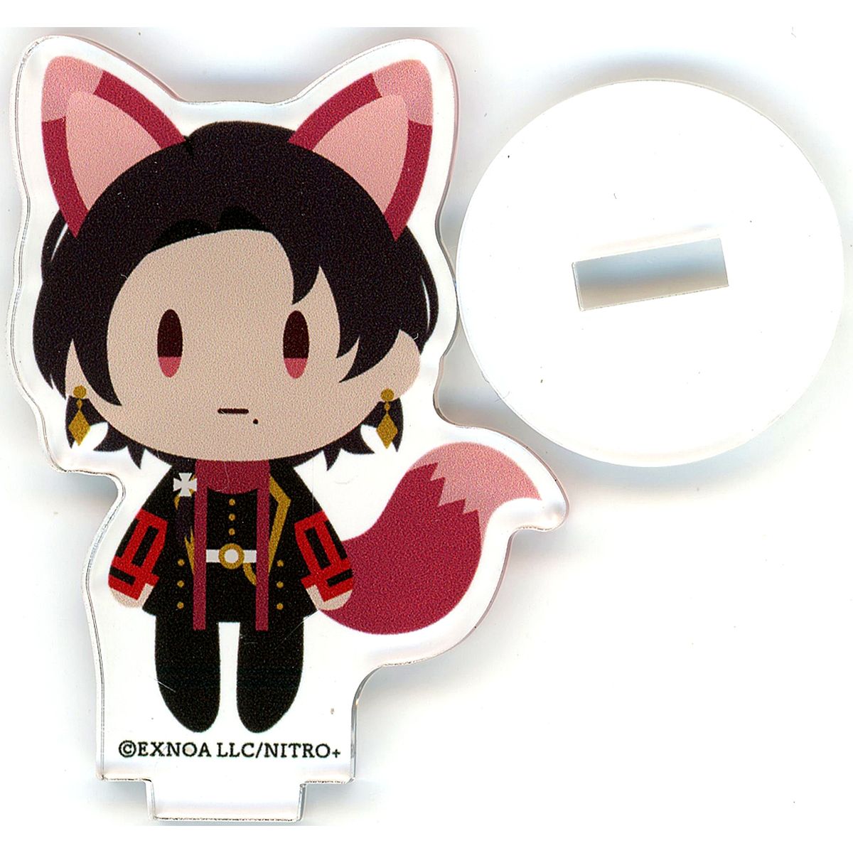 Kashuu Kiyomitsu Touken Ranbu ONLINE Mini Acrylic Stand Otomo Sanpo Kitsune Gear Group D Special Exhibition Learn Japanese Swords and the Future with Touken Ranbu Secrets of Touken Danshi [USED]
