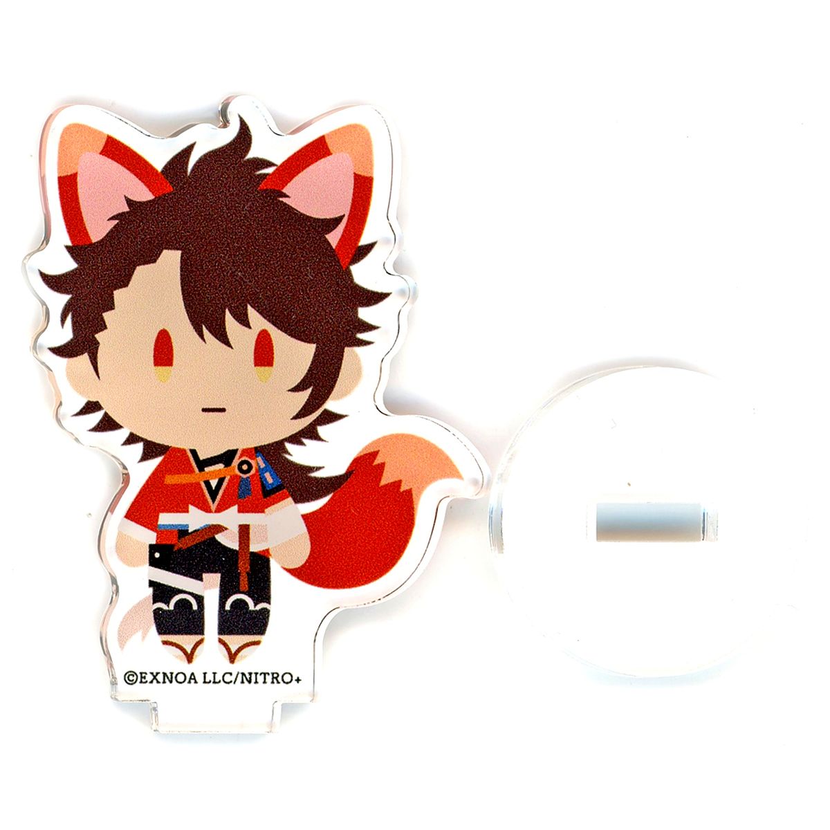 Mutsunokami Yoshiyuki Touken Ranbu ONLINE Mini Acrylic Stand Otomo Stroll Fox Outfit Group E Special Exhibition Learn with Touken Ranbu: Japanese Swords and the Future Exhibition: Secrets of the Touken Danshi [USED]