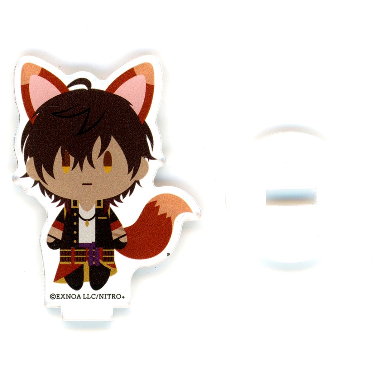 Ookurikara Touken Ranbu ONLINE Mini Acrylic Stand Otomo Sanpo Fox Outfit Group E Special Exhibition Learn with Touken Ranbu: Japanese Swords and the Future Exhibition: Secrets of the Touken Danshi [USED]