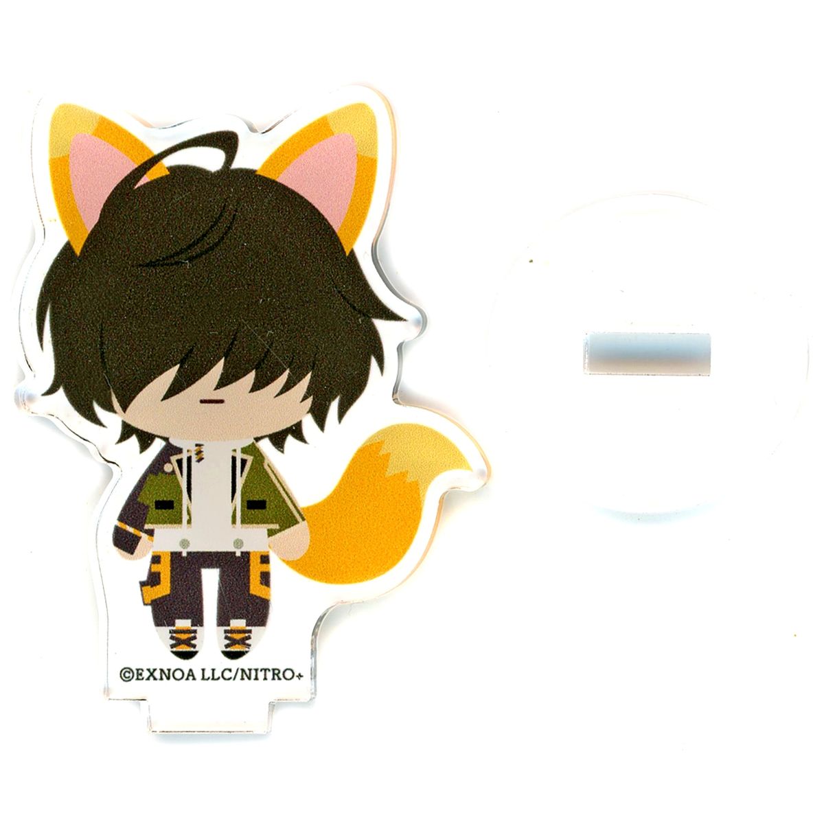 Kuwana Gou Touken Ranbu ONLINE Mini Acrylic Stand Otomo Sanpo Kitsune Gear Group H Special Exhibition Learn Japanese Swords and the Future with Touken Ranbu Secrets of Touken Danshi [USED]
