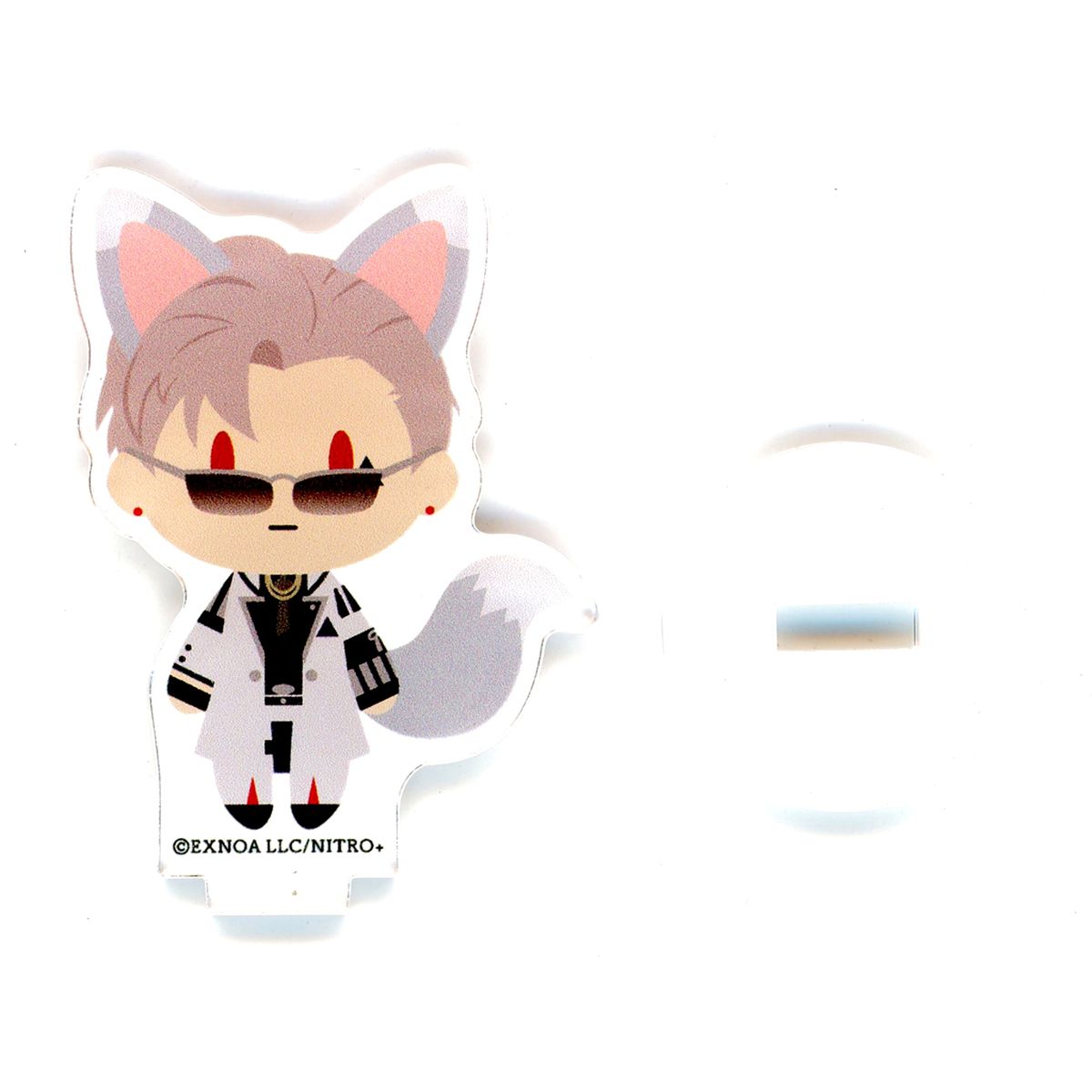 Sanchoumou Touken Ranbu ONLINE Mini Acrylic Stand Otomo Walk Fox Gear Group H [USED]