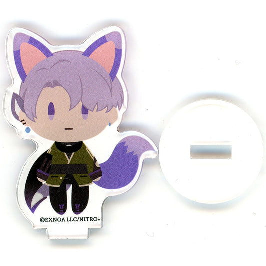 Samidare Gou Touken Ranbu ONLINE Mini Acrylic Stand Otomo Sanpo Kitsune Gear Group I Special Exhibition Learn Japanese Swords and the Future with Touken Ranbu Secrets of Touken Danshi [USED]