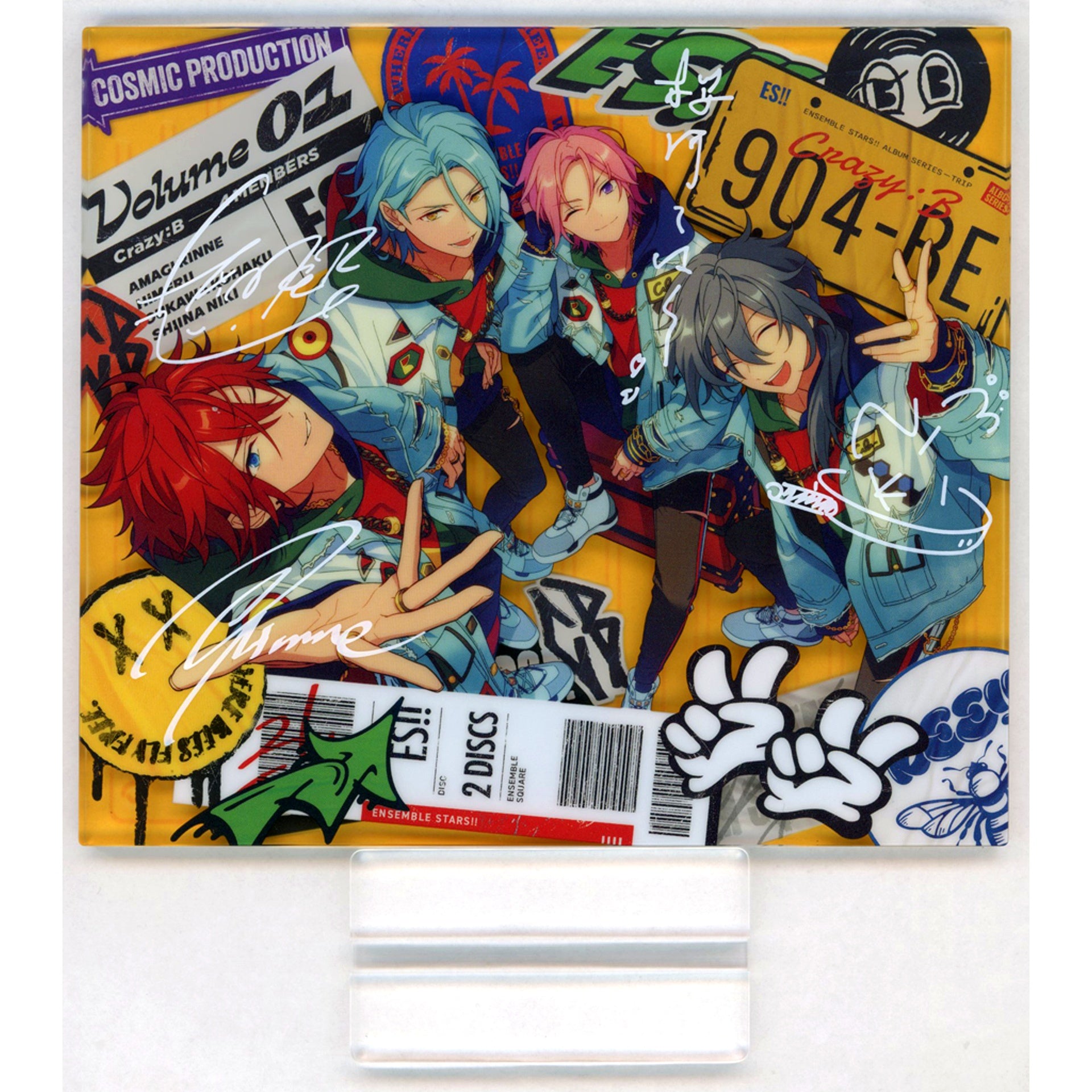 Crazy:B Ensemble Stars!! ALBUM SERIES TRIP Acrylic Art [USED]