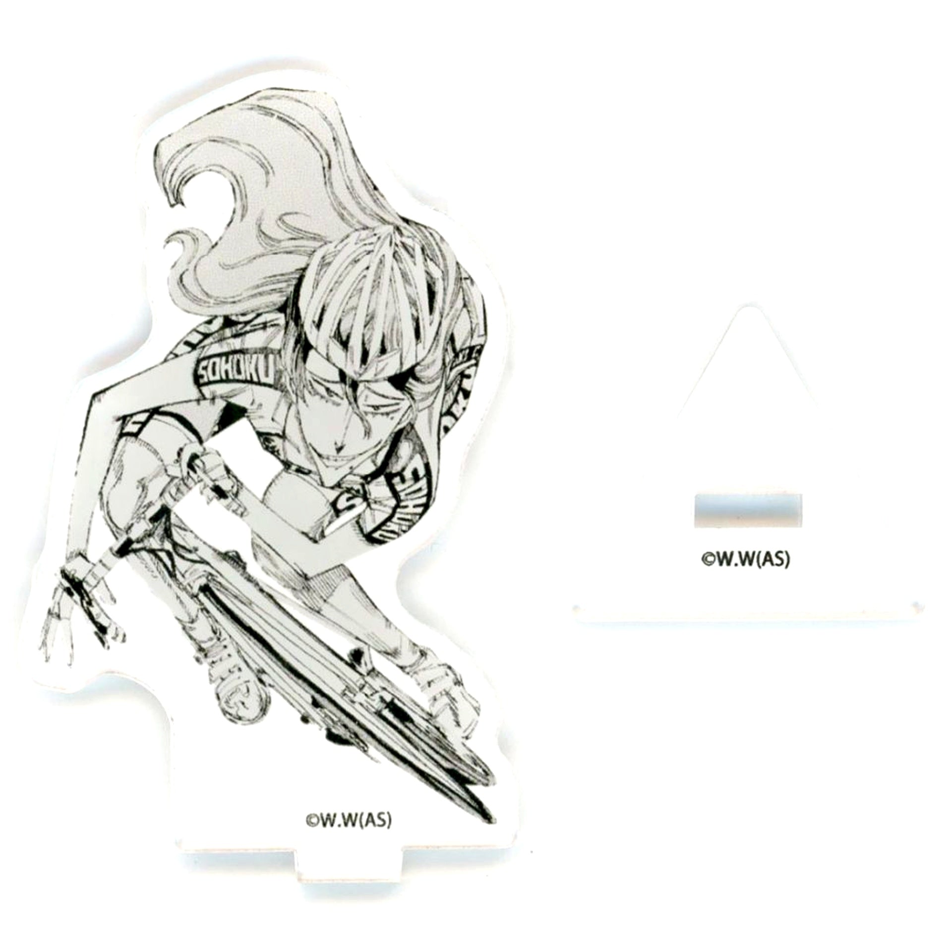 Yusuke Makishima Acrylic Stand Bonus for Lets Summon Giant Midousuji to Super Yowamushi Pedal Exhibition Crowdfunding Reward Serialization 15th Anniv [USED]