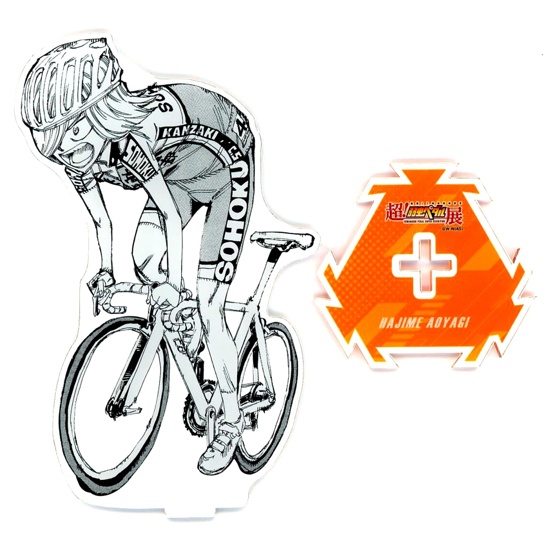 Hajime Aoyagi 1st Prize BIG Acrylic Stand Super Yowamushi Pedal Exhibition Nagoya Stage 1000 Yen Kuji 15th Anniversary [USED]