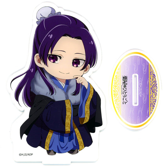 Jinshi SD Last Prize The Apothecary Diaries Ataritsuki! Vivid Button Acrylic Stand [USED]