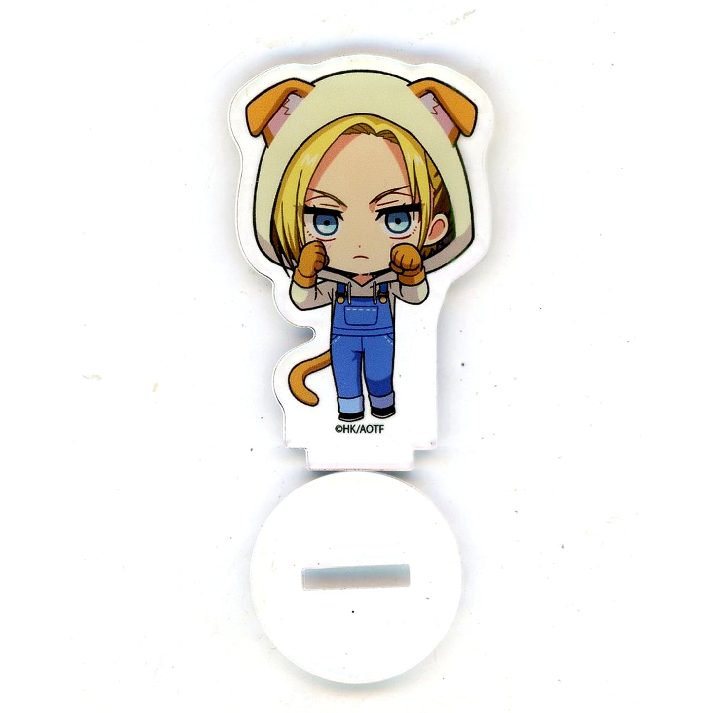 Annie Leonhart Attack on Titan Acrylic Puchi Stand 36 Cat Ver. Mini Chara Illustration [USED]