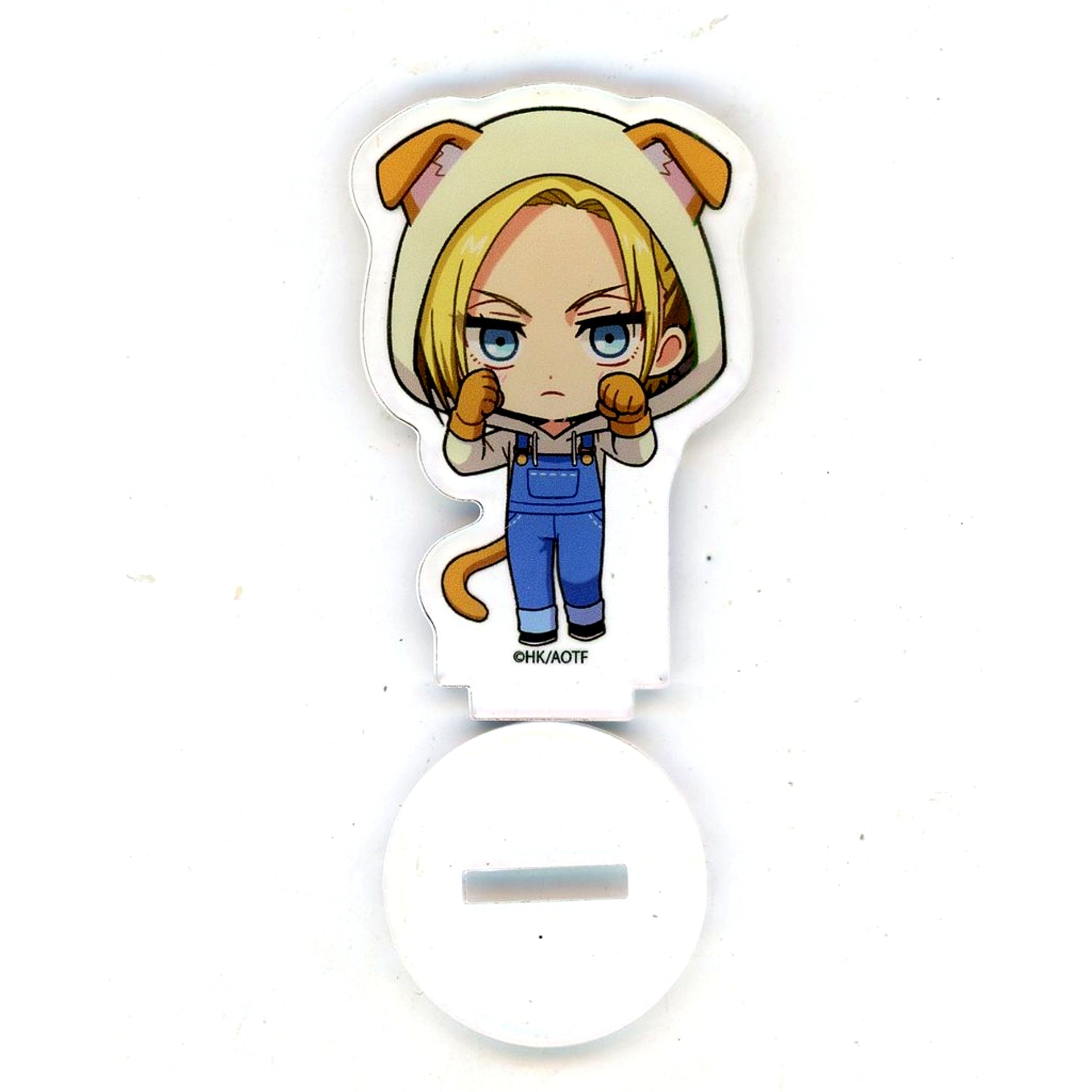 Annie Leonhart Attack on Titan Acrylic Puchi Stand 36 Cat Ver. Mini Chara Illustration [USED]