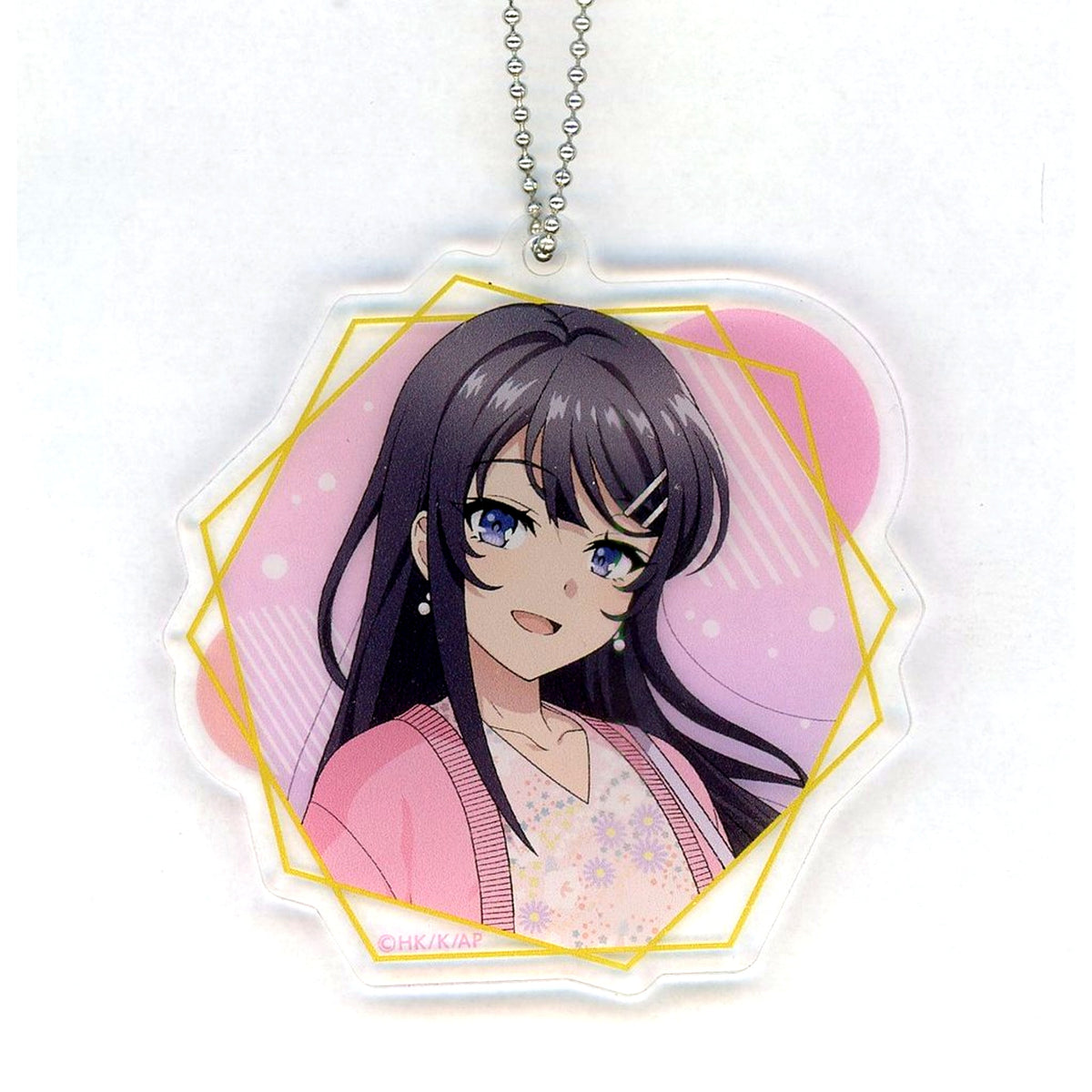 Mai Sakurajima SPRING A Acrylic Keychain Kujicolle Rascal Does Not Dream Series Mai Sakurajima Coordinate Selection Prize C-1 [USED]
