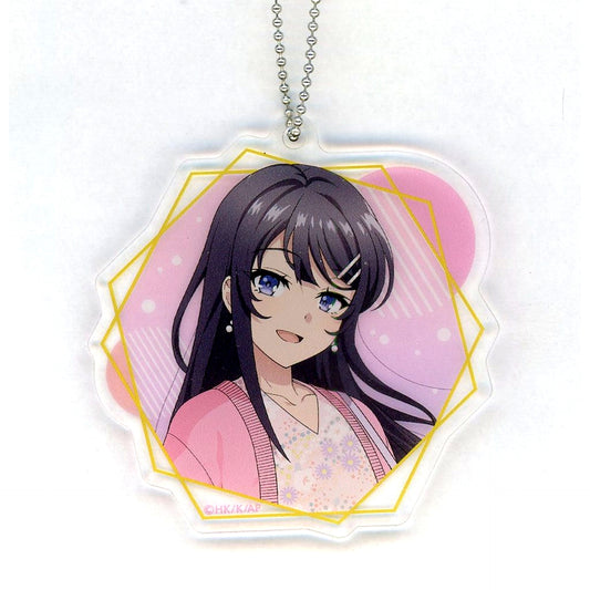 Mai Sakurajima SPRING A Acrylic Keychain Kujicolle Rascal Does Not Dream Series Mai Sakurajima Coordinate Selection Prize C-1 [USED]
