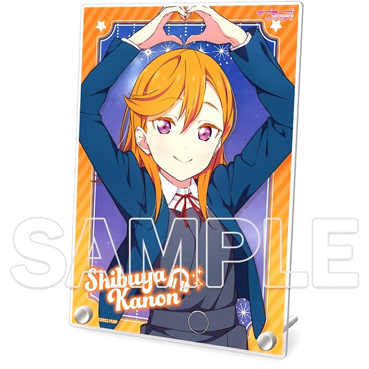 Kanon Shibuya Acrylic Plate Ver. heartmark Love Live! Superstar!! [USED]