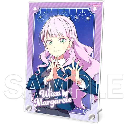 Wien Margarete Ver. Heartmark Acrylic Plate Love Live! Superstar!! [USED]