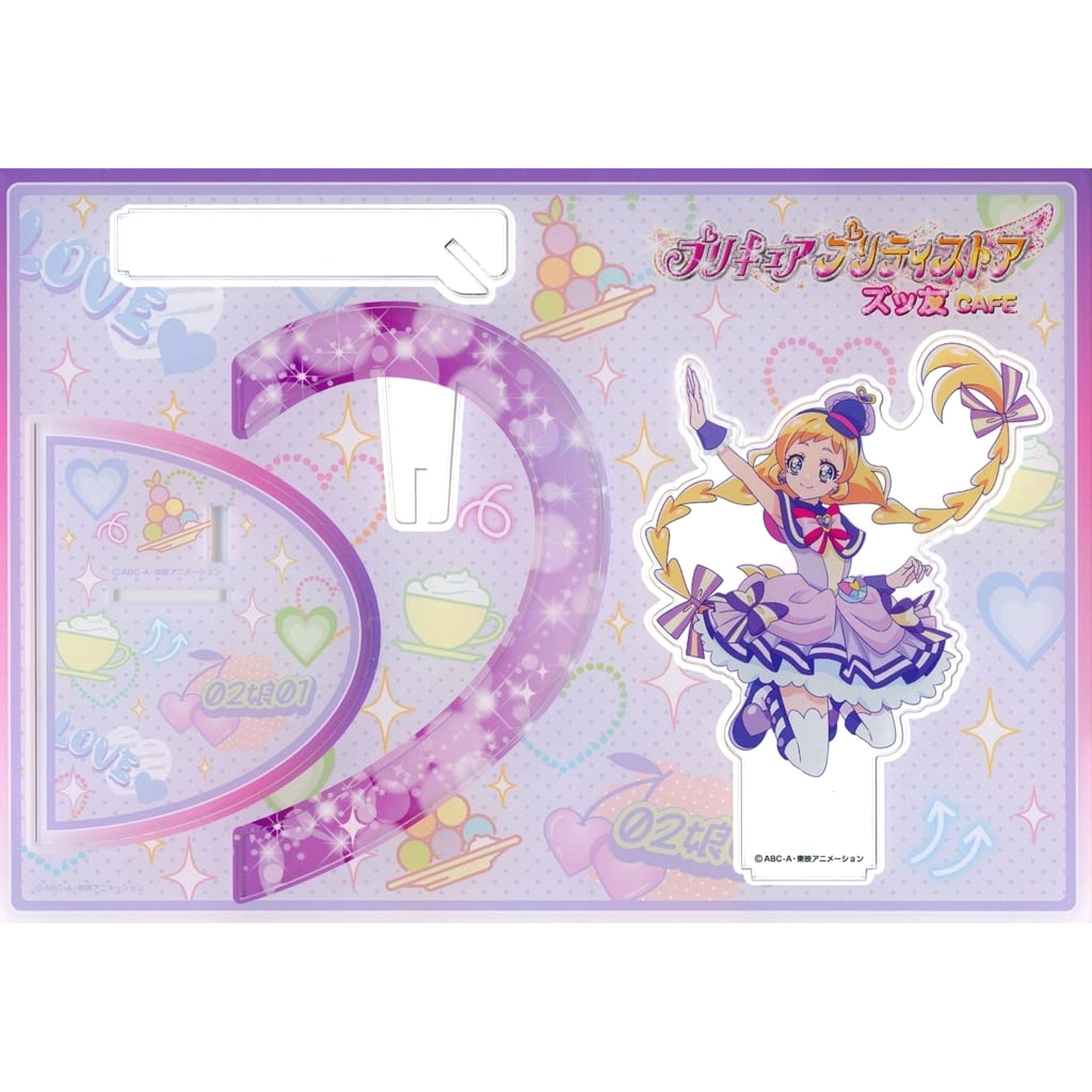 Cure Friendy Precure Pretty Store Zuttomo CAFE Pair Acrylic Stand [USED]