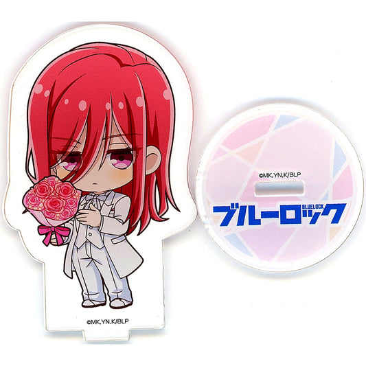 Hyoma Chigiri Blue Lock x PRINCESS CAFE Acrylic Stand White Suit ver. [USED]