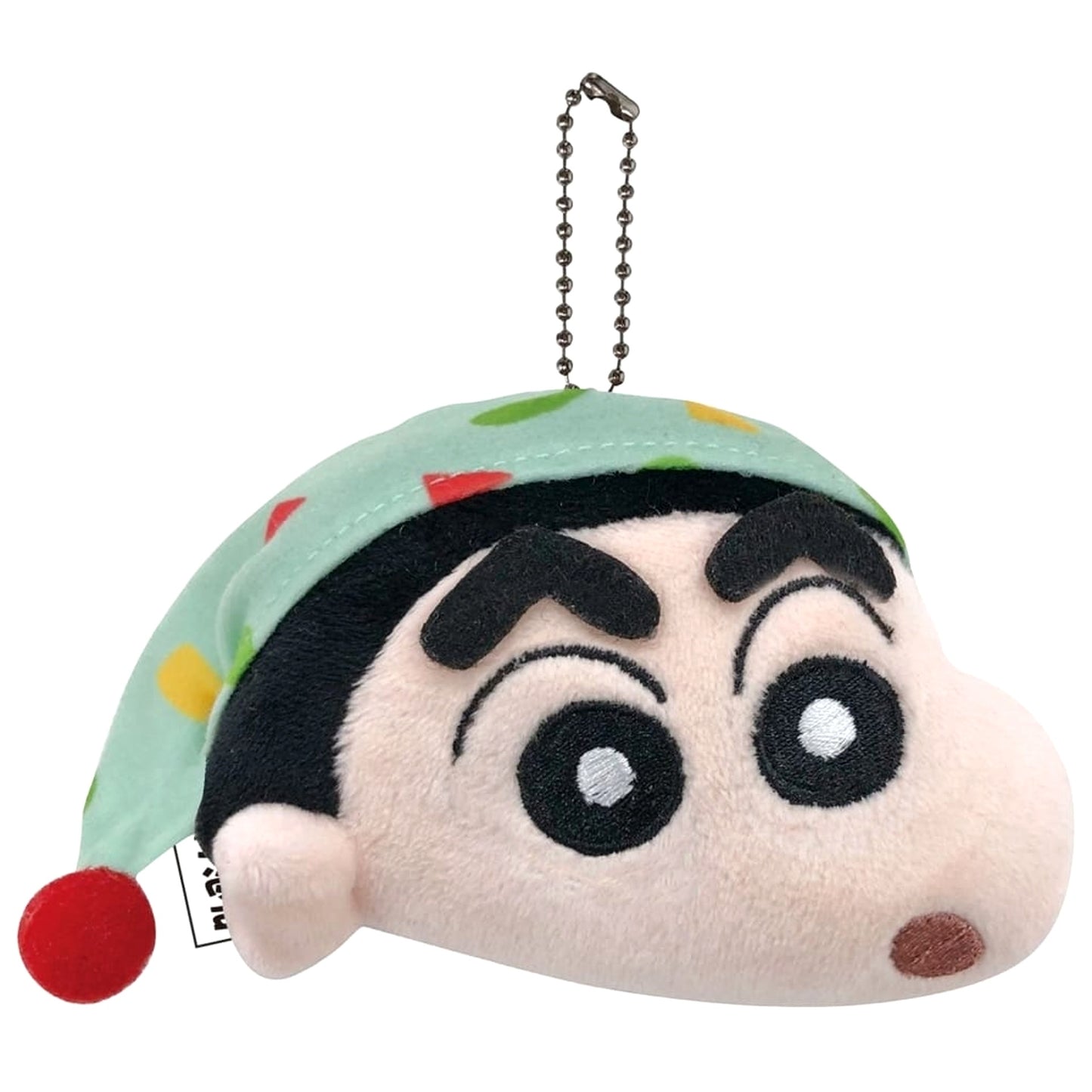 Crayon Shin-chan Shin-chan Pajamas Mochimochi Mascot with Bell Keychains [USED]