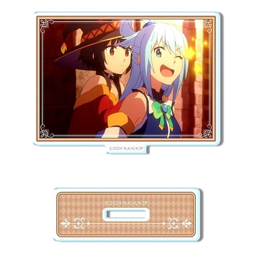 Design 14 Aqua, Megumin Mini Acrylic Stand KonoSuba: God's Blessing on This Wonderful World! 3 [USED]