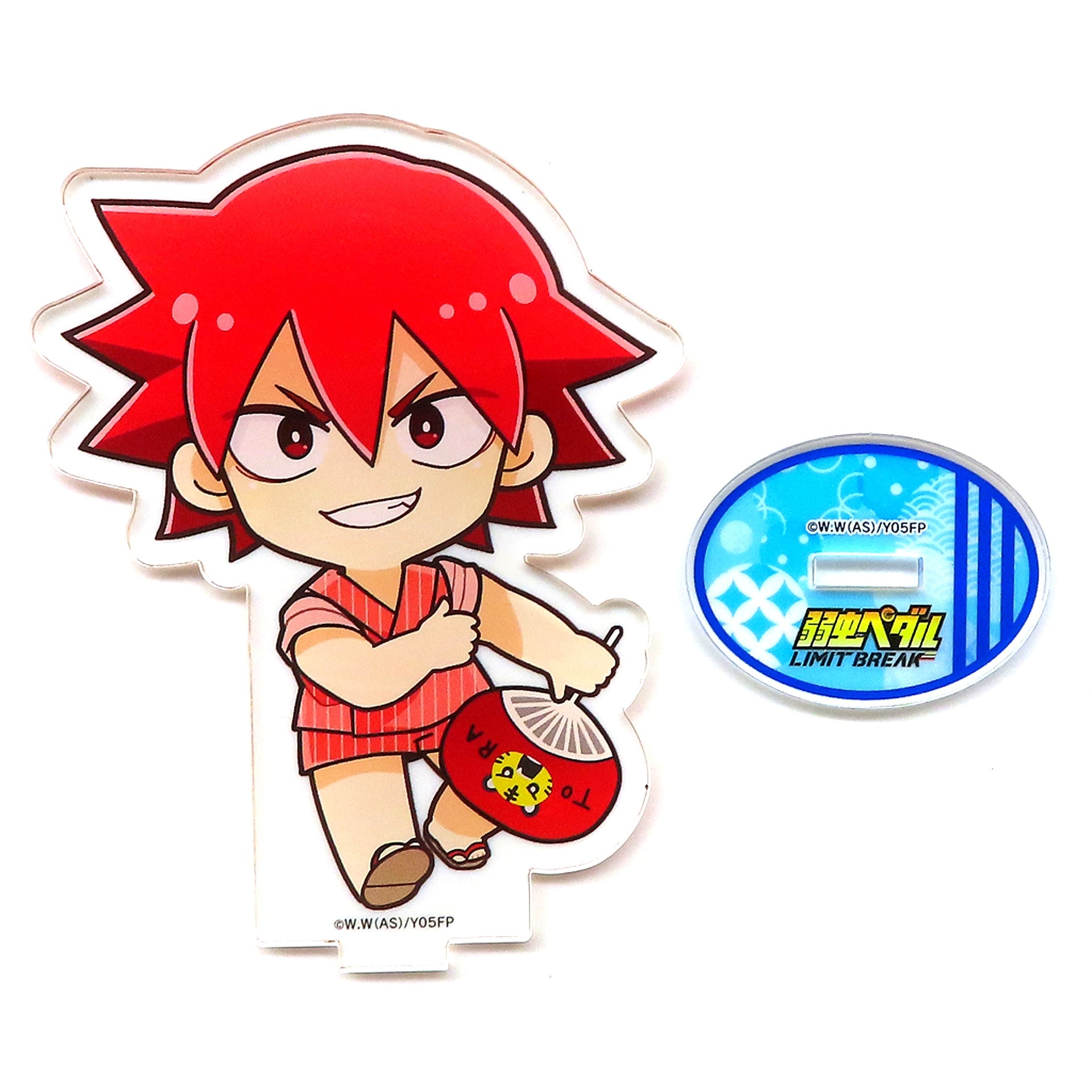Shokichi Naruko Mini Character Acrylic Stand Yowamushi Pedal LIMIT BREAK x Princess Cafe Summer Cheer Squad Cafe [USED]