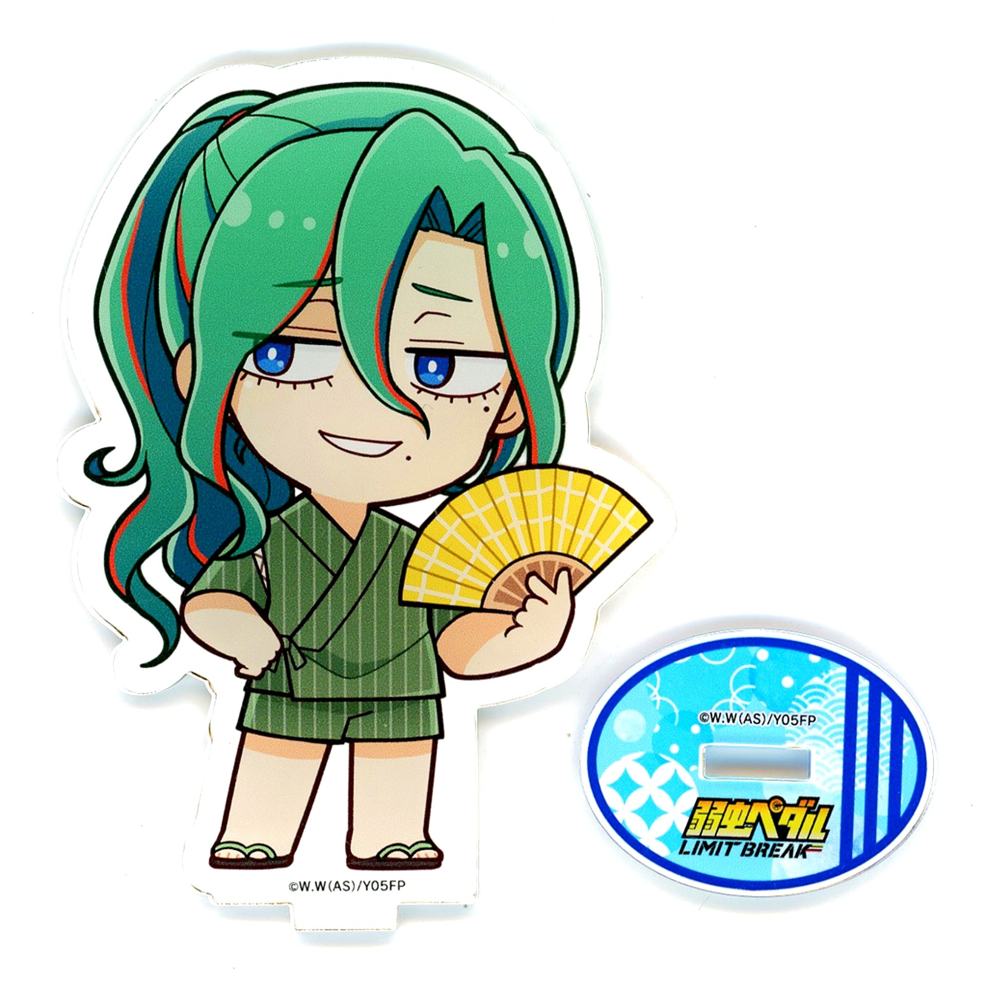 Yusuke Makishima Mini Character Acrylic Stand Yowamushi Pedal LIMIT BREAK x Princess Cafe Summer Cheer Squad Cafe [USED]