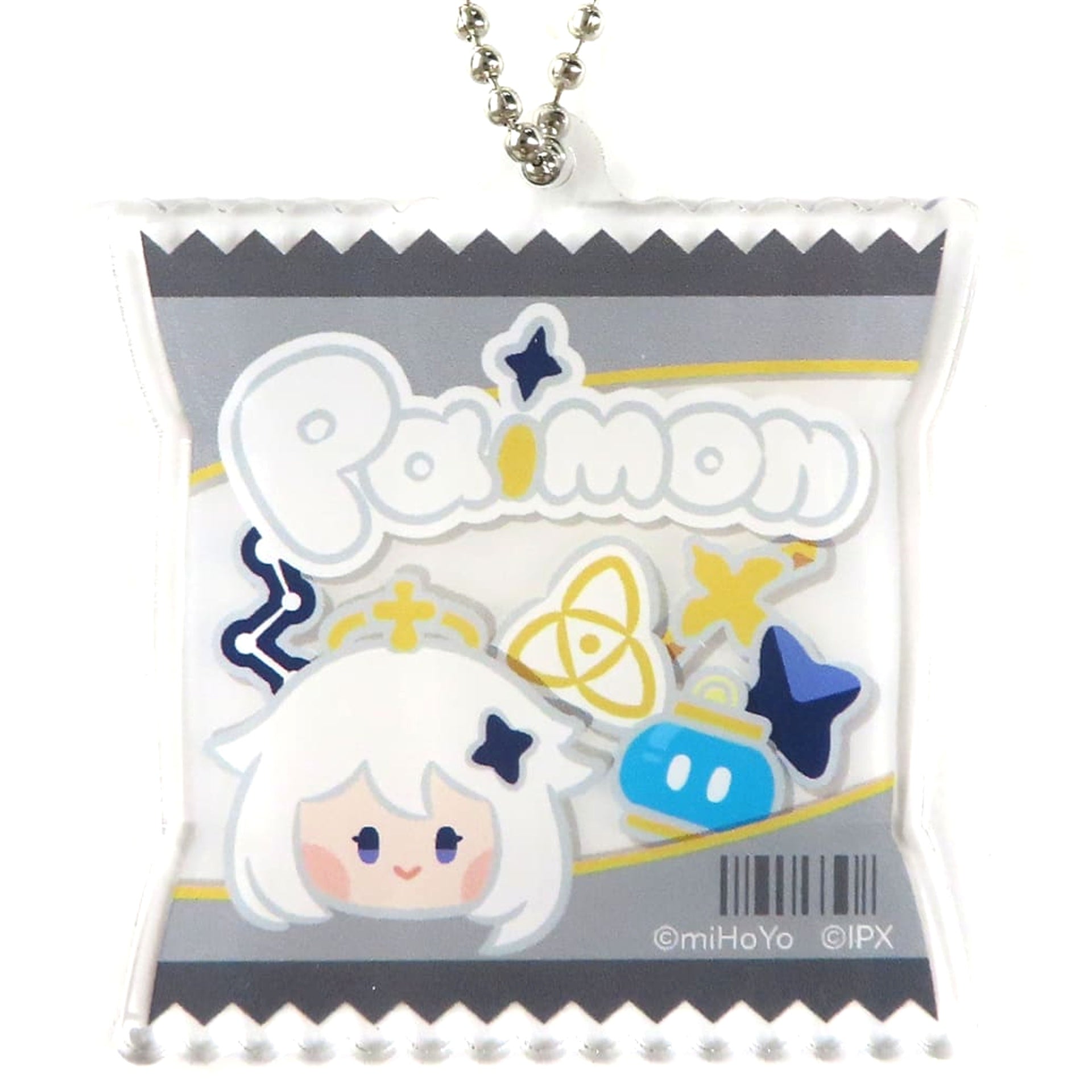 Genshin Paimon Minini Acrylic Keychain LAWSON Limited Keychains [USED]
