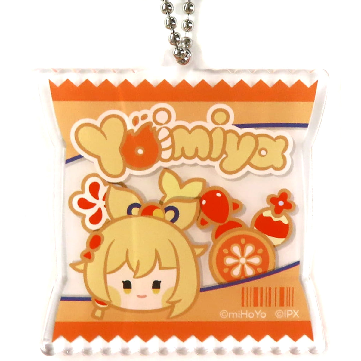 Genshin Yoimiya Minini Acrylic Keychain LAWSON Limited Keychains [USED]