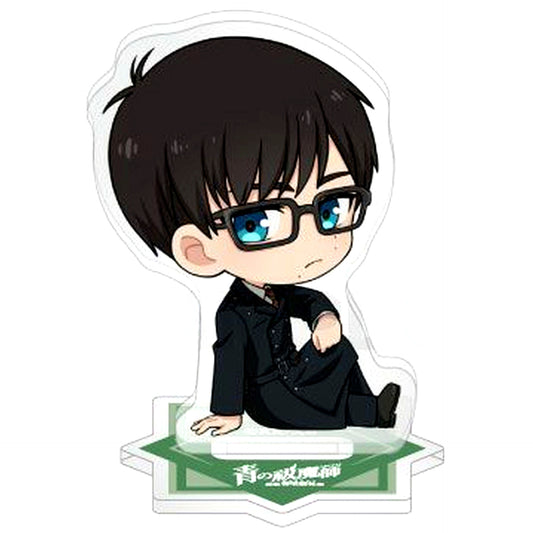 Yukio Okumura Trading Mini Character Acrylic Stand Blue Exorcist: Shimane Illuminati Saga [USED]