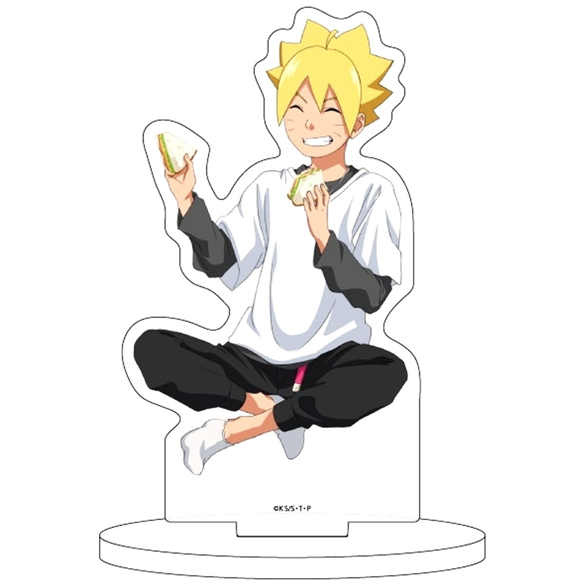 Boruto Uzumaki Boruto: Naruto Next Generations Acrylic Stand Picnic Ver. Illustration No.10 [USED]