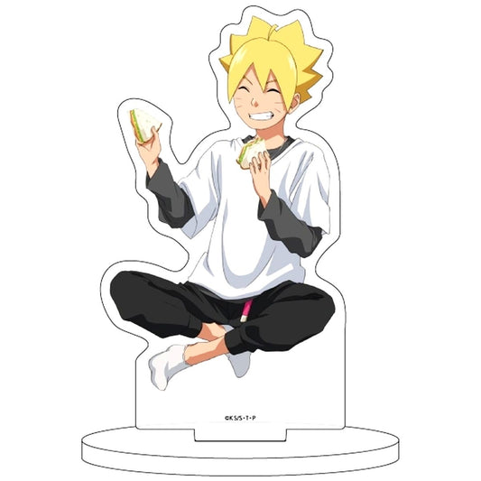 Boruto Uzumaki Boruto: Naruto Next Generations Acrylic Stand Picnic Ver. Illustration No.10 [USED]